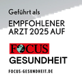 Focus Gesundheit – Empfohlener Arzt 2025